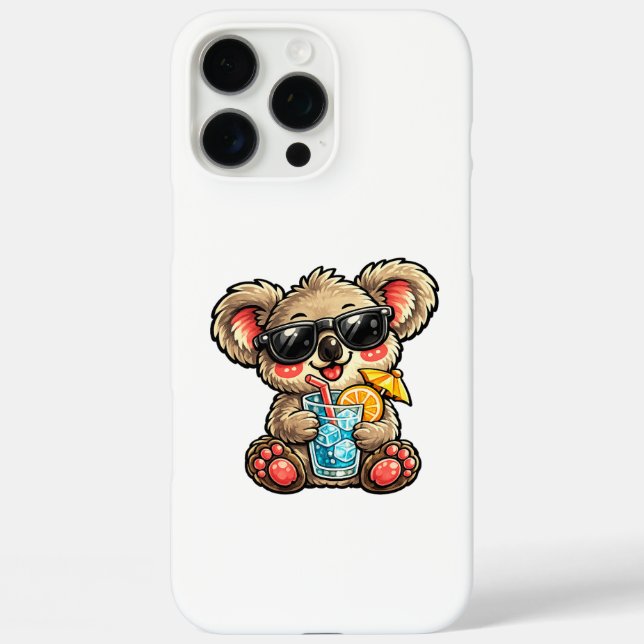 Kühles Koala-Getränk Case-Mate iPhone Hülle (Rückseite)