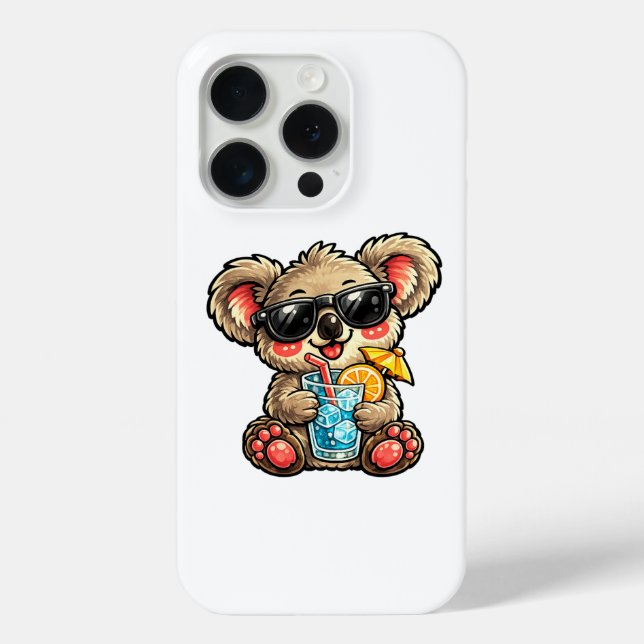 Kühles Koala-Getränk Case-Mate iPhone Hülle (Rückseite)