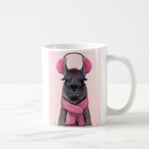 Kühles Lama-Rosa Tasse