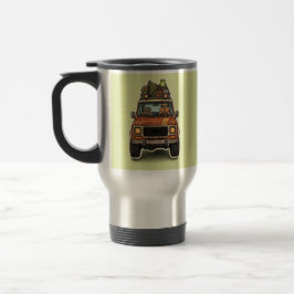 Kühles Offroad-Capybara-Camping-Custom  Reisebecher
