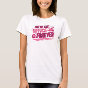 Kühles Pink AUS DEM BÜRO Graphic Design T-Shirt