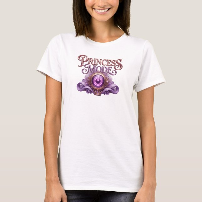Kühles rotes PRINCESS MODE T-Shirt (Vorderseite)