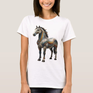 Kühles Silber ABSTRACT ART Design T-Shirt