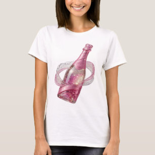 Kühles Silber CHAMPAGNER GLAMOUR Künstlerisches Mo T-Shirt
