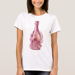 Kühles Silber CHAMPAGNER GLAMOUR Statement-T-Shirt T-Shirt