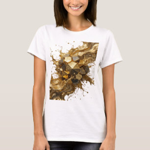 Kühles Silber GOLDENE SPRITZER UND METALLISCHE WÜR T-Shirt