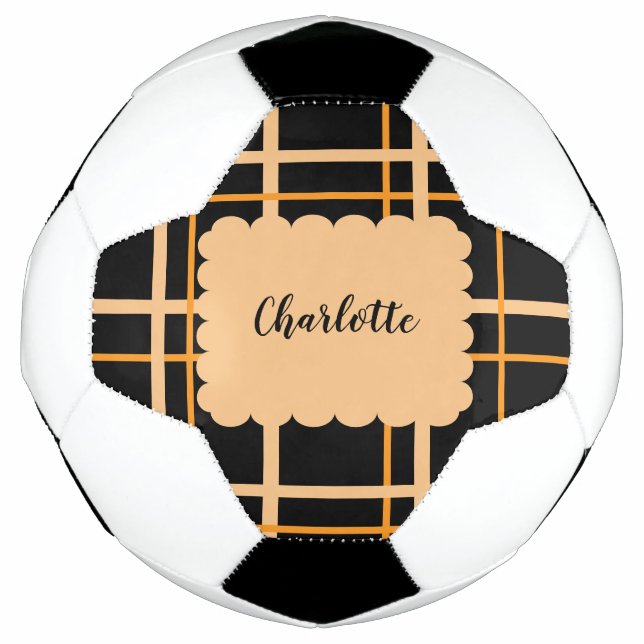 Kühles Streifenmuster Fußball (Vorderseite)