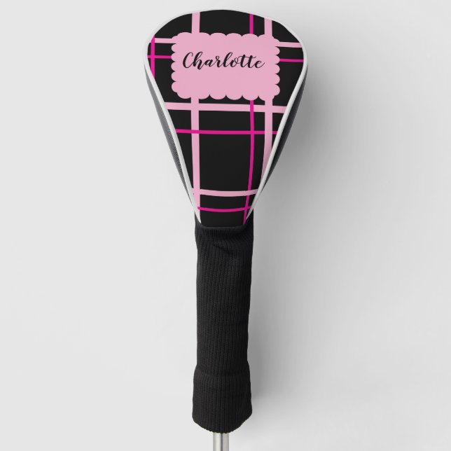 Kühles Streifenmuster Golf Headcover (Vorderseite)