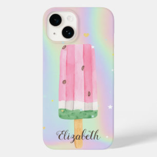 Kühles Wasserfarben-Eis Holografisch Case-Mate iPhone 14 Hülle