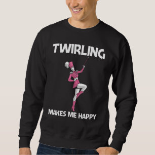 Kühles Wirbeln für Männer Frauen Stab Wirbeln Wirb Sweatshirt