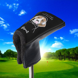 Kühlhund mit Bubblegum Funny Beagle Golf Headcover
