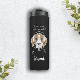 Kühlhund mit Bubblegum Funny Beagle Thermosbecher