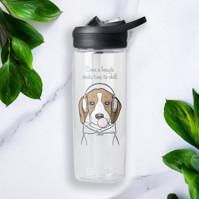 Kühlhund mit Bubblegum Funny Beagle Trinkflasche (Von Creator hochgeladen)