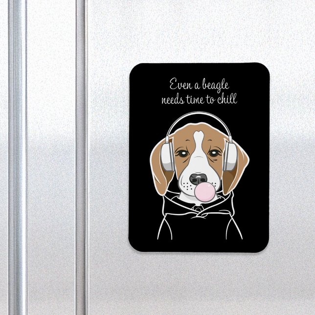 Kühlhund mit Bubblegum Niedlich Funny Beagle Magnet (Von Creator hochgeladen)