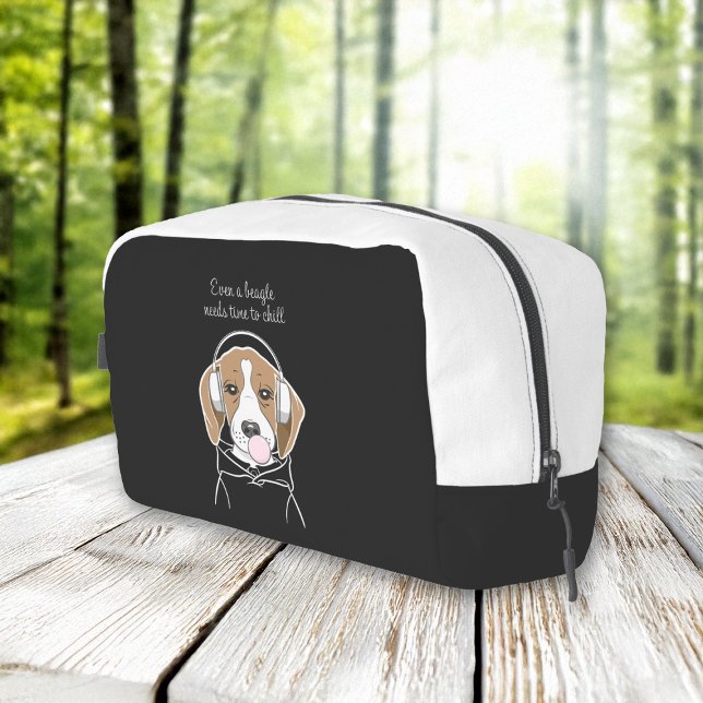 Kühlhund mit Bubblegum Niedlich Funny Beagle Waschbeutel (Von Creator hochgeladen)