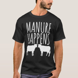 Kuhliebhaber Lustig - Mist passiert Bauernhof-Gesc T-Shirt