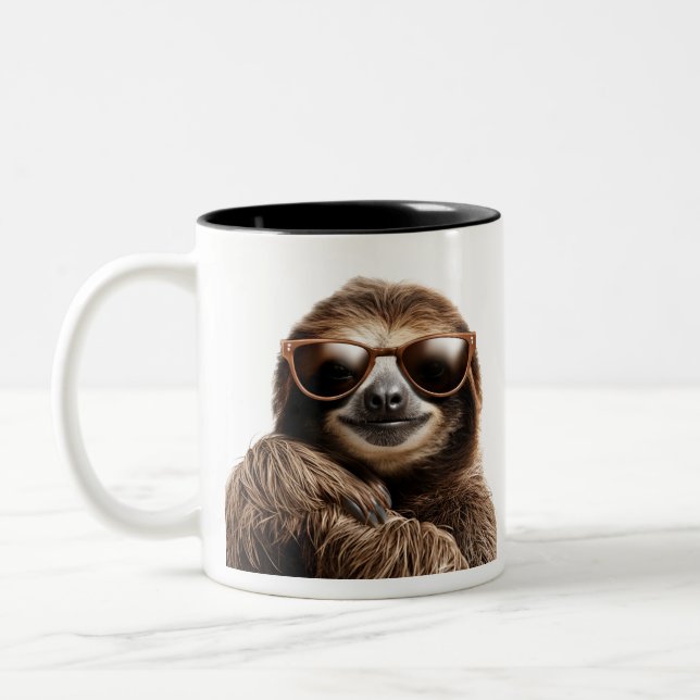 Kühlschlägel Zweifarbige Tasse (Links)