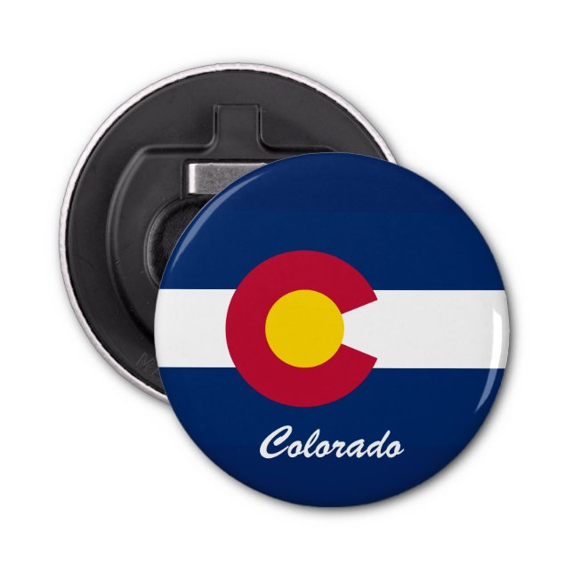Kühlschrank Magnet Colorado Flaschenetikett Flaschenöffner (Vorderseite)