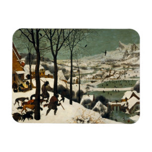 Kühlschrank Magnet Die Jäger in der Schneebütte