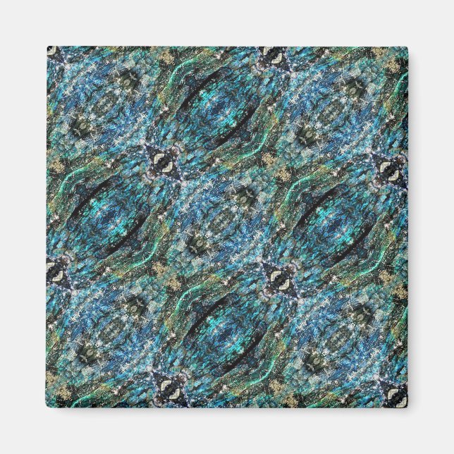 Kühlschrank Magnet Labradorite (Vorne)