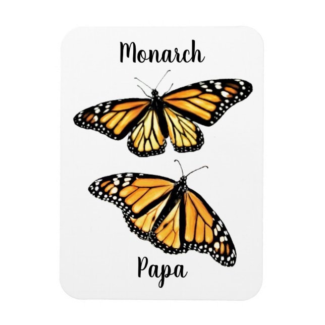 Kühlschrank Magnet Monarch Papa (Vertikal)