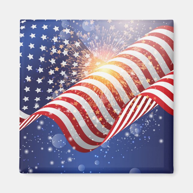 Kühlschrank Magnet-Patriotic Magnet (Vorne)