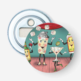 Kühlschrank Magnet Vintag Cocktail Image Flaschenöffner