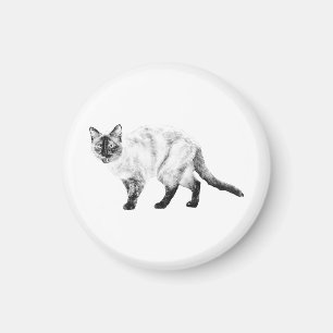 Kühlschrank-Pal, Schattierte Katzen-Magnet Magnet