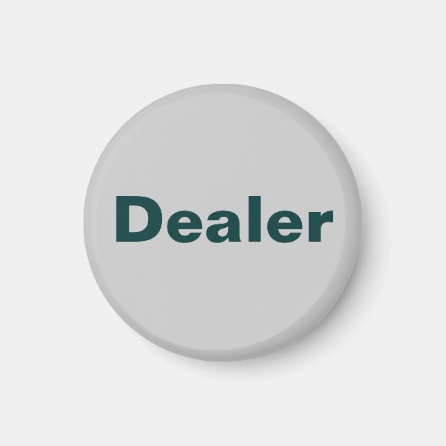 Kühlschrank Poker TAG Action Magnet - Händler (Vorne)