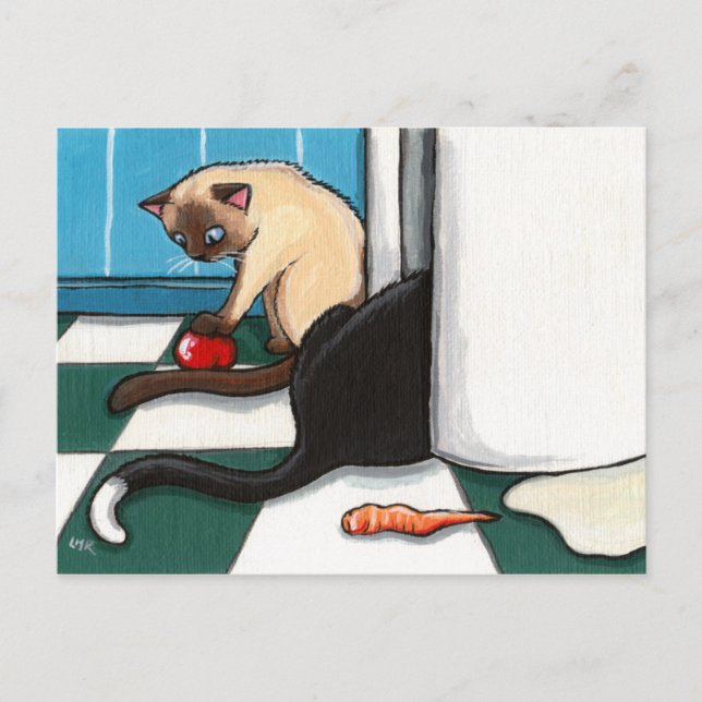 Kühlschrank Raiders Cat Postkarte (Vorderseite)