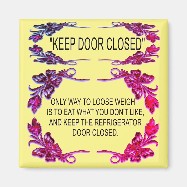 KÜHLSCHRANK TÜR MAGNET (Vorne)