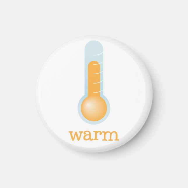 Kühlschrank Weather - WARM Magnet (Vorne)