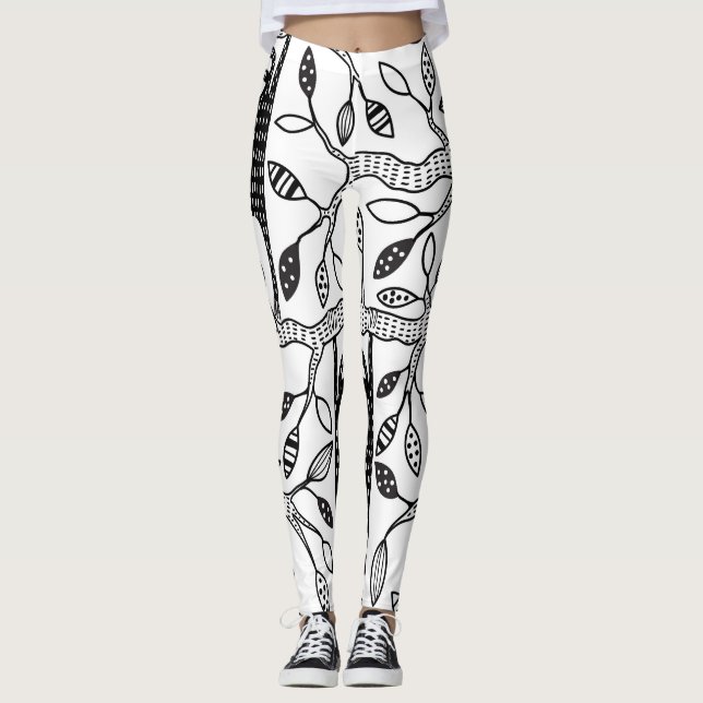 Kühlschränke: Süße Tier Muster. Leggings (Vorderseite)
