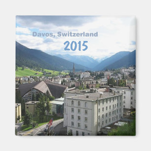 Kühlschrankmagnet-Änderungs-Jahr Davos die Schwe Magnet