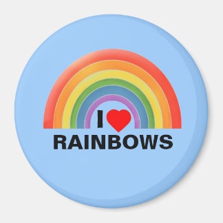 Kühlschrankmagnet "I Heart Rainbows" Magnet