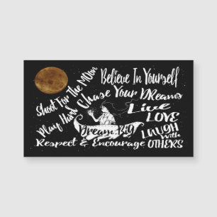 Kühlschrankmagnet-Inspirational motivierend Zitat Magnetkarte