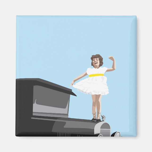 Kühlschrankmagnet "Ivy" der 20er Jahre Magnet (Vorne)