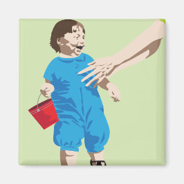 Kühlschrankmagnet "Kann mich nicht fangen" Magnet