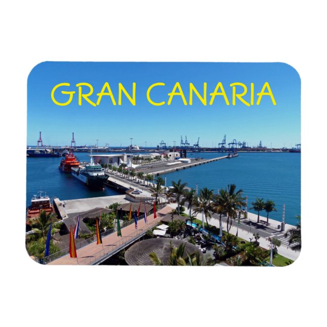 Kühlschrankmagnet Las Palmas de Gran Canaria Magnet (Horizontal)