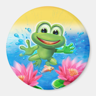 Kühlschrankmagnet Leaping Frosch Design Magnet