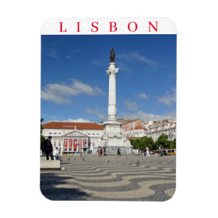 Kühlschrankmagnet Lissabon Rossio Magnet