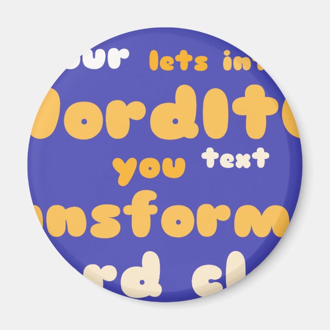 Kühlschrankmagnet Magnet (Vorne)