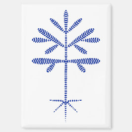 Kühlschrankmagnet mit blauem Sapling Magnet