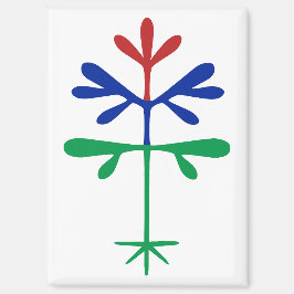Kühlschrankmagnet mit dreifarbiger Sapling Magnet