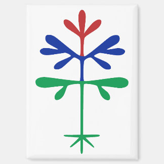 Kühlschrankmagnet mit dreifarbiger Sapling Magnet