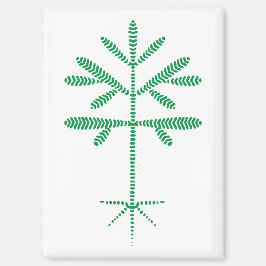 Kühlschrankmagnet mit grünem Schnitt Magnet