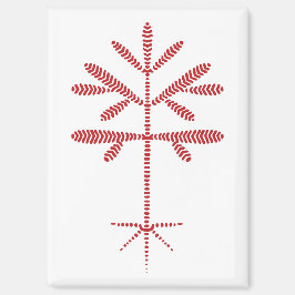 Kühlschrankmagnet mit rotem Sapling Magnet