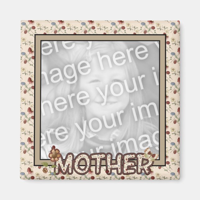 Kühlschrankmagnet "Mutter" Magnet (Vorne)