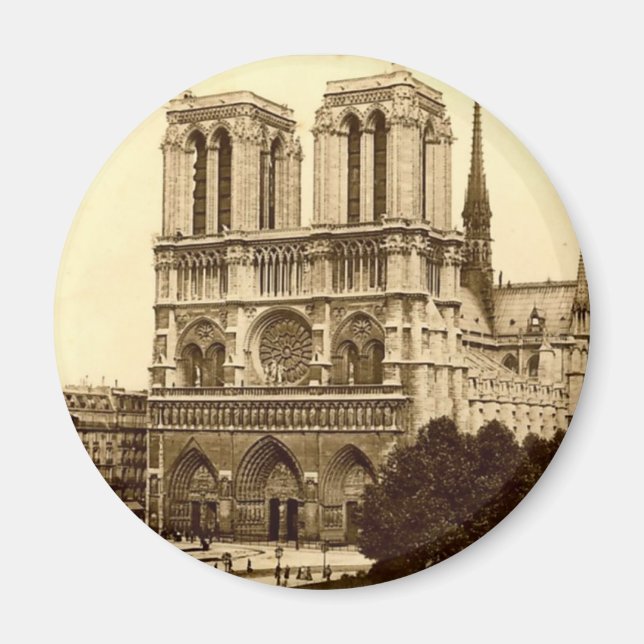 Kühlschrankmagnet - Paris, Notre Dame Magnet (Vorne)