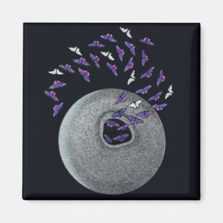 Kühlschrankmagnet - Schmetterlinge entstehen Magnet